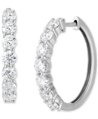 Grown With Love - Lab Grown Diamond Hoop Earrings (2 ct. t.w.) in 14k Gold