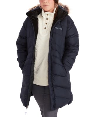 Marmot - Women's Montreal Hooded Faux-Fur-Trim Coat