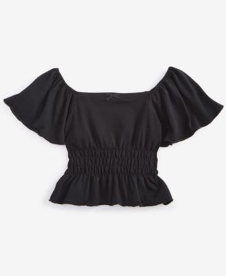 With Jules - Big Girls Flutter Sleeve Top