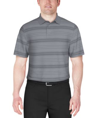 PGA TOUR - Men's Altered Stripe Short Sleeve Golf Polo Shirt