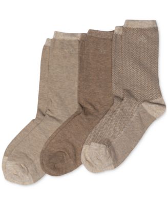 Lauren Ralph Lauren - Tweed Cotton Trouser 3 Pack Socks