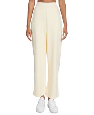 Three Dots - Women's Nova Solid-Color Wide-Leg Pull-On Pants