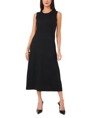 Vince Camuto - Women's Ribbed Midi Sweater Dress