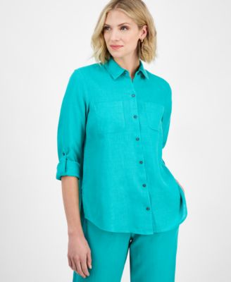 Charter Club - Linen Utility Shirt