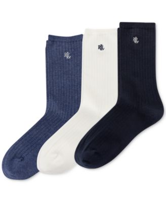 Lauren Ralph Lauren - Women's 3-Pk. Classic Rib Trouser Socks