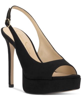 Jessica Simpson - Women's Sibilla Slingback Platform Stiletto Pumps