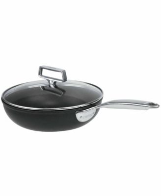 Cristel - Castel Pro Ultralu 3.5-Qt. Nonstick Saut&eacute; Pan With Lid