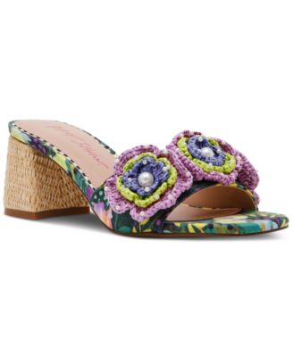 Betsey Johnson - Women's Dietrich Block-Heel Dress Mules