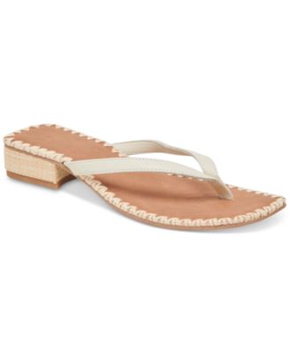 Dolce Vita - Women's Barty Whipstitch Thong Low Heel Sandals