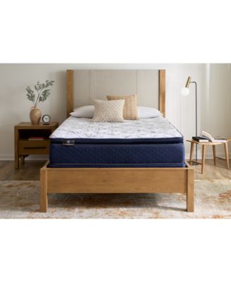Sealy Essentials - Sleep Essentials Escape 12.5" Plush Pillow Top Mattress Set - Twin XL