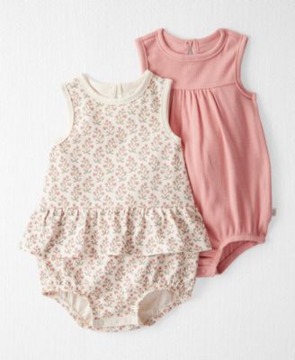 Carter's - Baby Girls 2-Pc. Sunsuits Set