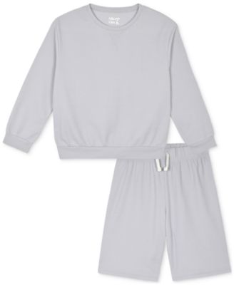 Max & Olivia - Big Boys Long-Sleeve Shorts Pajama Set