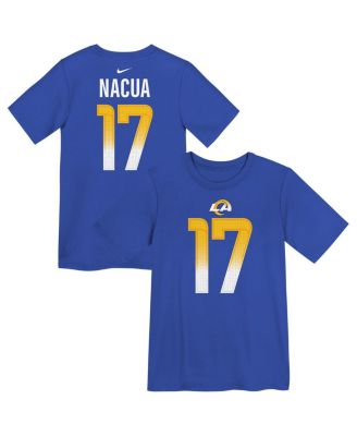 Nike - Preschool Puka Nacua Royal Los Angeles Rams Player Name & Number T-Shirt