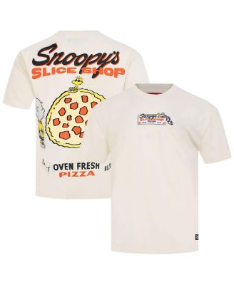 Freeze Max - Men's Cream Peanuts Snoopy's Slice Shop T-Shirt