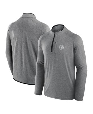 Fanatics - Men's and Women's Charcoal Chicago Bears Front Office Performance Primary Quarter-Zip Jacket