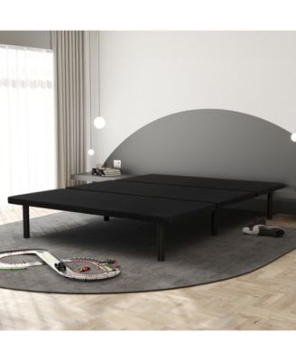 Primo International - Airflow Black Upholstered King Platform Bed Frame - King