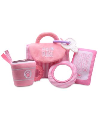 Little Me - Baby Girls My First Purse Plush Play Set