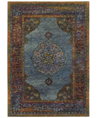 Oriental Weavers - Andorra Ardebil Blue 3'3" x 5'2" Area Rug