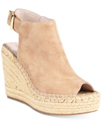 Kenneth Cole New York - Women's Olivia Espadrille Peep-Toe Wedges