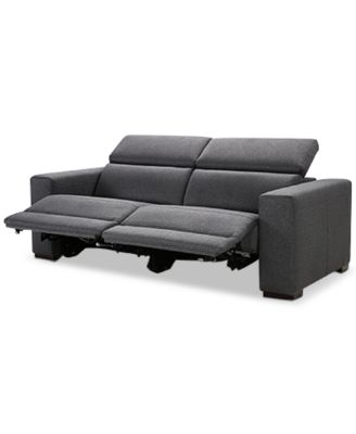 Furniture - Nevio 2-Pc. Fabric Sofa with 2 Power Recliners and Articulating Headrests, Created for Macy's
