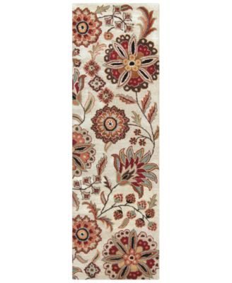 Livabliss - Athena ATH-5035 Dark Brown 3' x 12' Runner Area Rug