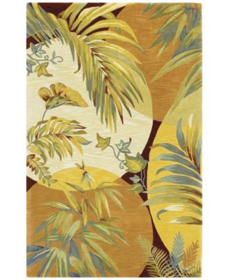 Kas - Sparta Breezes 3113 Coral/Ivory 7'9" x 9'6" Area Rug