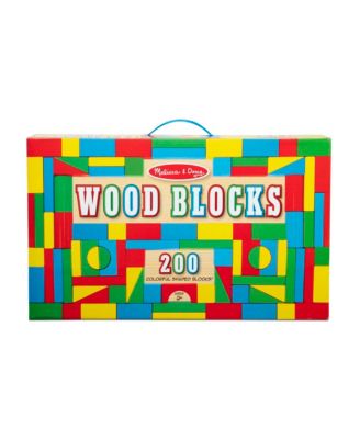 Melissa and Doug - 200 Wood Blocks Set