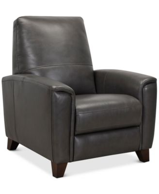 Furniture - Brayna 35" Leather Pushback Recliner