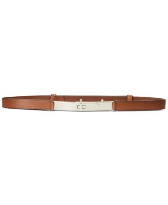 Lauren Ralph Lauren - Turn-Lock Leather Belt
