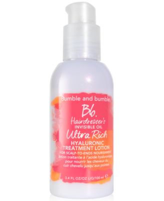 Bumble and Bumble - Bumble & Bumble Hairdresser's Invisible Oil Ultra Rich Hyaluronic Treatment Lotion, 3.4 oz.