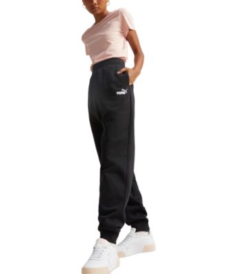 Puma - Women's Embroidered-Logo High-Waist Active Sweatpants