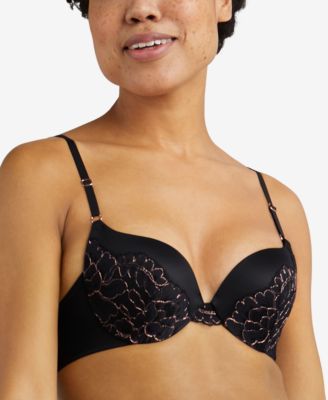 Maidenform - Love the Lift Cross Dye All Over Lace Push-Up Plunge Bra 9900