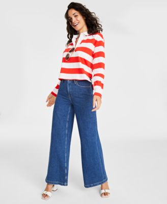 On 34th - Women's High Rise Wide-Leg Jeans