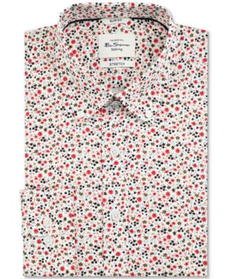 Ben Sherman - Men's Slim-Fit Floral Shirt