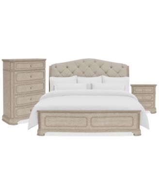 Furniture - Kensington 3-Pc. King Set (Bed, Chest & 3-Drawer Nightstand)