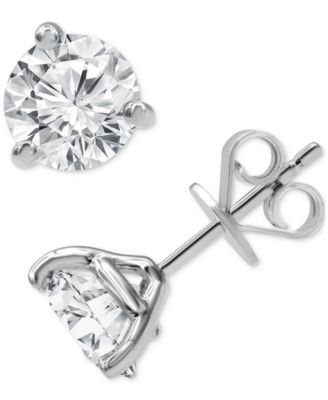 Badgley Mischka - Lab Grown Certified Diamond Stud Earrings (3 ct. t.w.) in 14k Gold