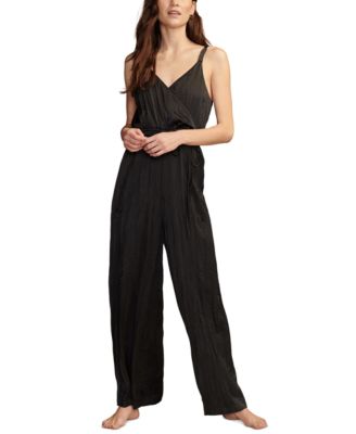 Lucky Brand - Women's Pleated Satin Jumpsuit