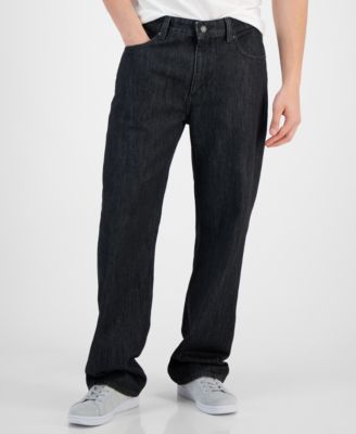 GUESS JEANS - Men's Black Wash GJ G18 Relaxed Jeans