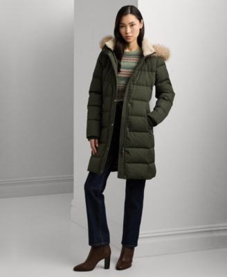 Lauren Ralph Lauren - Women's Faux-Fur Hooded Puffer Coat