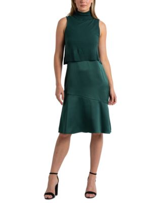 Sam Edelman - Women's Mixed-Media Sweater-Top Dress