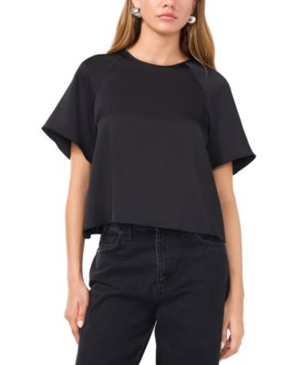 1.STATE - Women's Crewneck Raglan-Sleeve Blouse