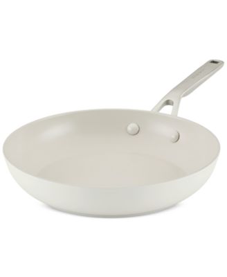 KitchenAid - 10" Ceramic Nonstick Frypan, Porcelain White