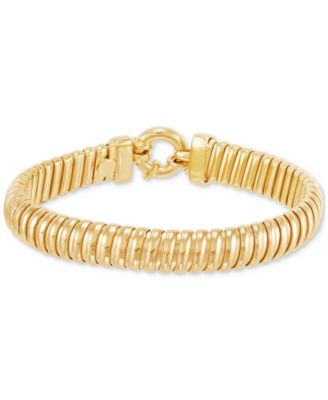 Macy's - Tubogas Link Statement Bracelet in 18k Gold-Plated Sterling Silver