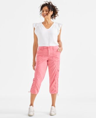 Style & Co - Women's Cargo Capri Pants, 2-18W