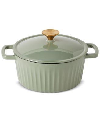 Smith and Clark - Sage Green 3-Quart Enameled Cast Iron Dutch Oven