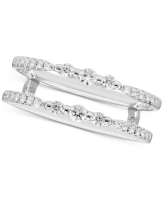 Macy's - Diamond Guard Enhancer Ring (3/8 ct. t.w.) in 14k White Gold