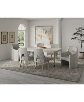 Furniture - Mezzanine 7-Pc. Dining Set (Rectangular Table, 4 Side Chairs & 2 Arm Chairs)