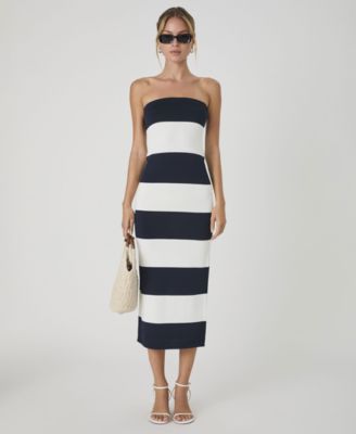 French Connection - Women's Bodycon Knit Midi Tube Dress