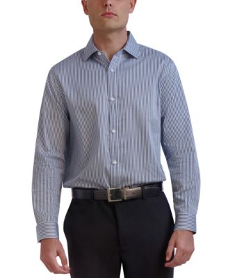 KARL LAGERFELD PARIS - Men's Slim-Fit Stripe Dress Shirt