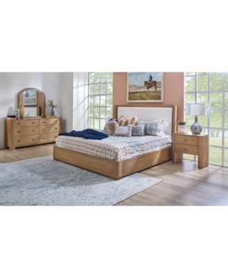 Furniture - Nordic 3 Pc. King Upholstered Set (Bed, Dresser & Nightstand)